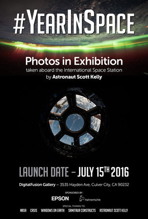 #YearInSpace Poster
